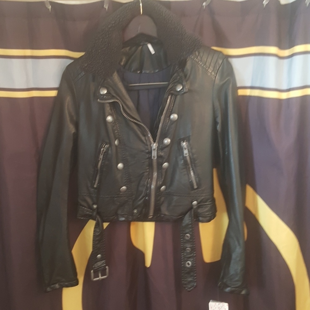 Womens moto jacket